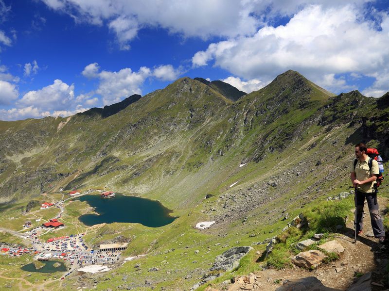 Bâlea Lake in the Făgăraș mountains