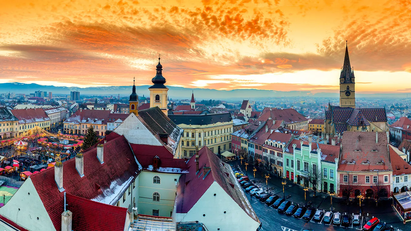 Overview of Sibiu, Transylvania 3