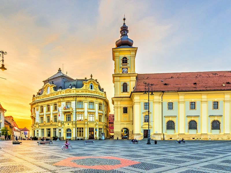 Piața Mare in Sibiu