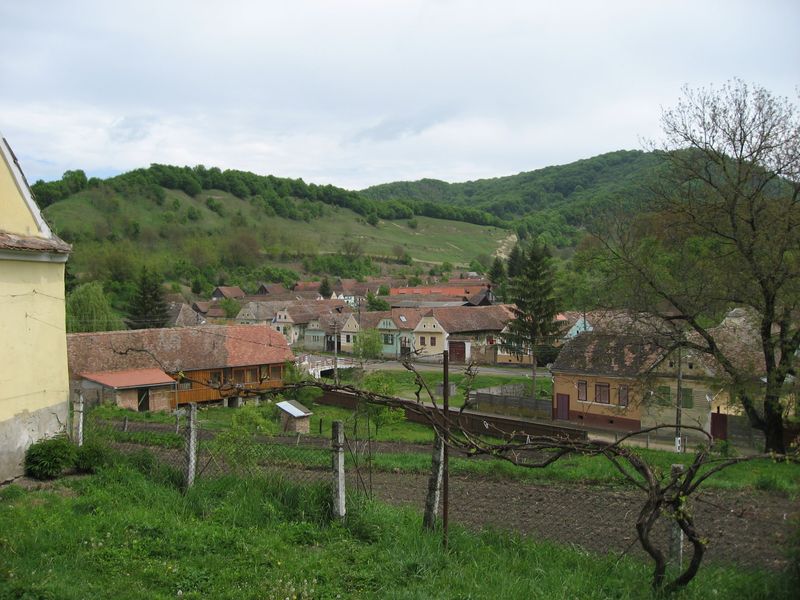 Mălâncrav, view over the village